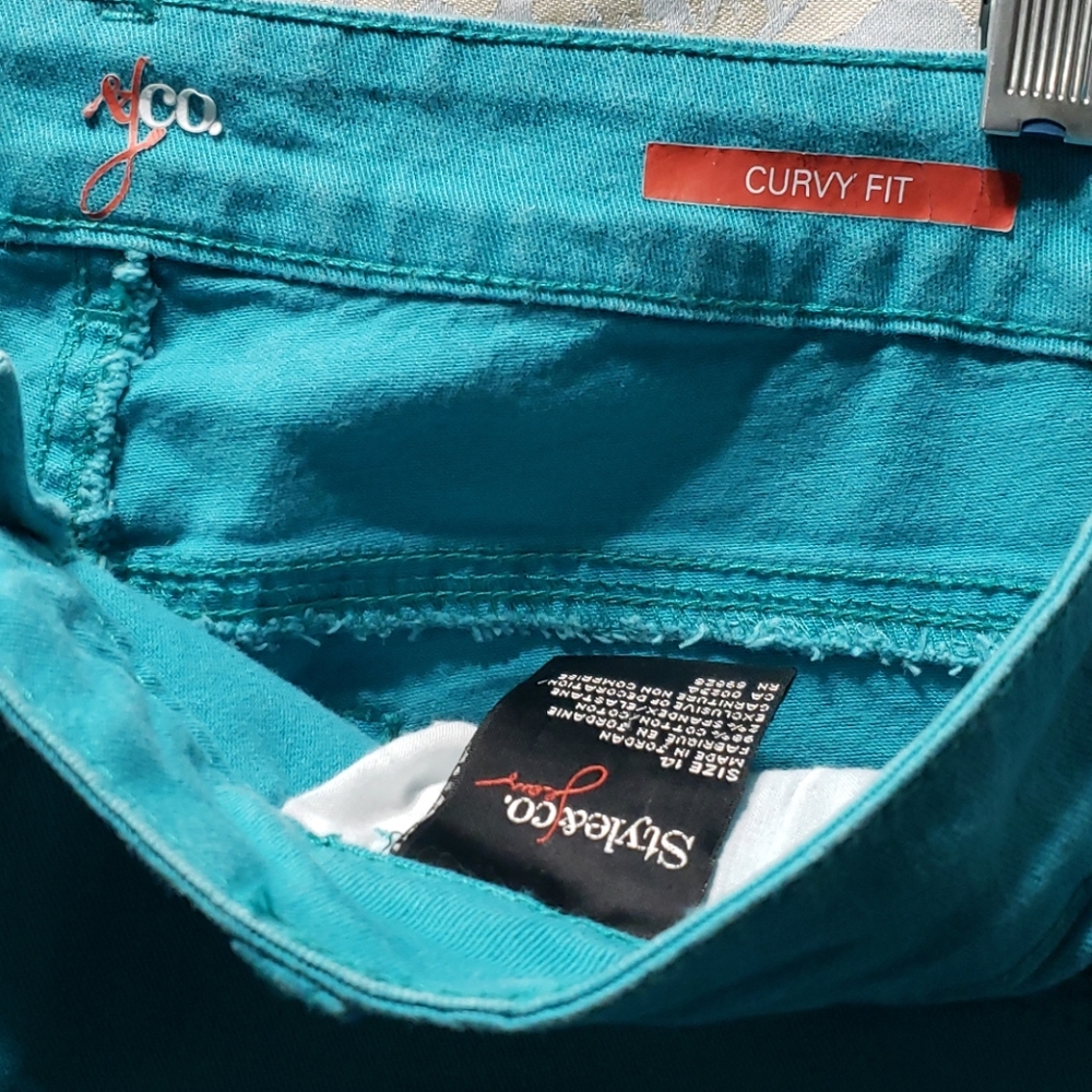 Women's Aqua Skinny Jeans - Casual Stretch Pants - Picture 7 of 8